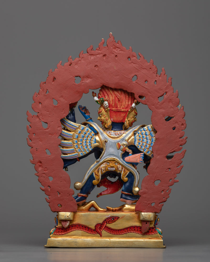 Vajra Kilaya Blue-Hued Statue | Guardian of Transformation and Power