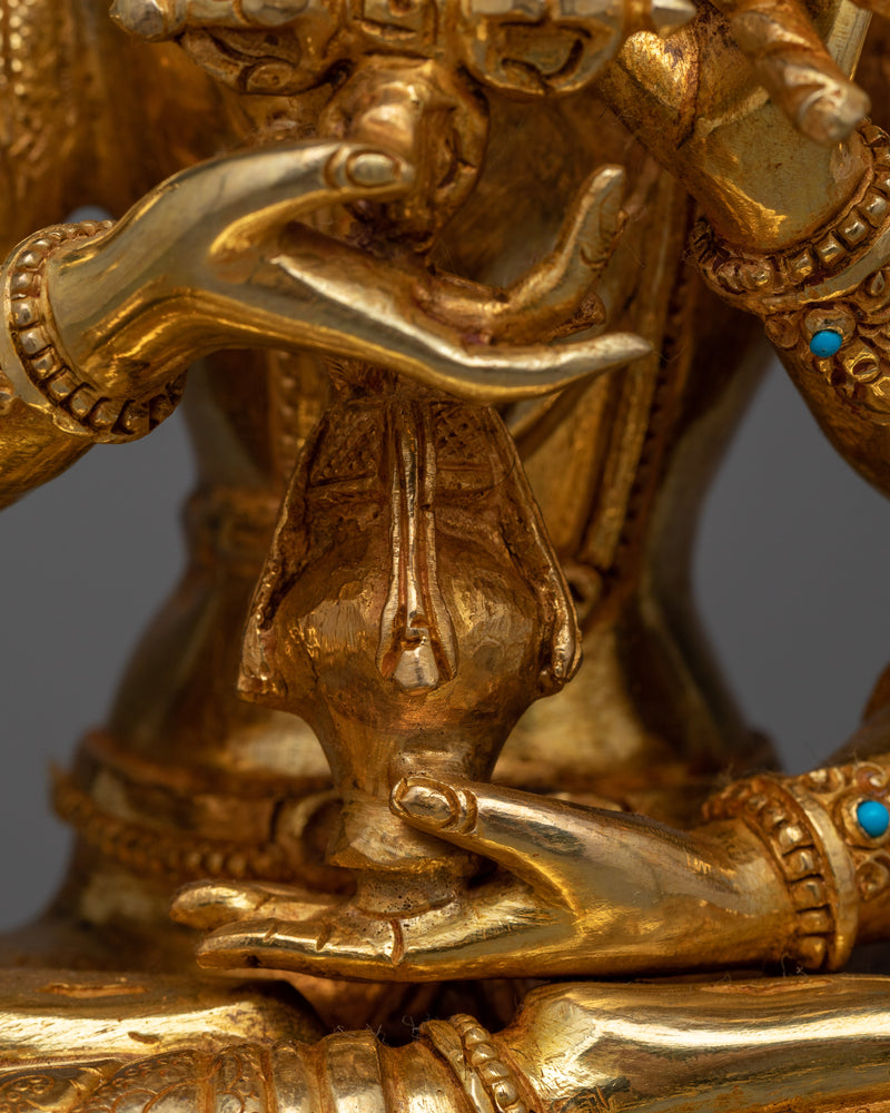 Six-Arms Goddess Namgyalma Statue | Embodiment of Healing and Longevity