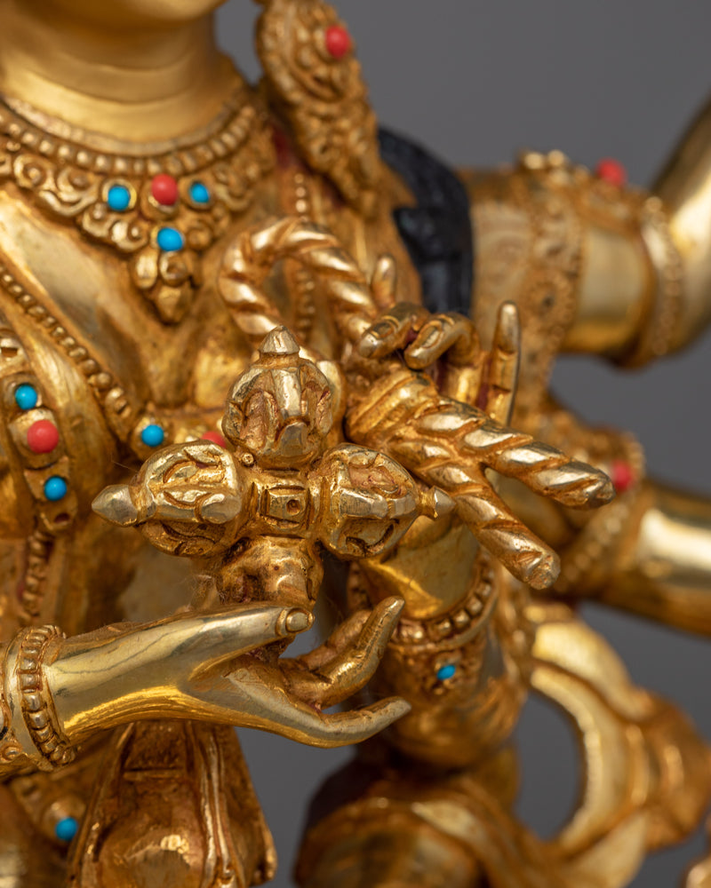 Six-Arms Goddess Namgyalma Statue | Embodiment of Healing and Longevity