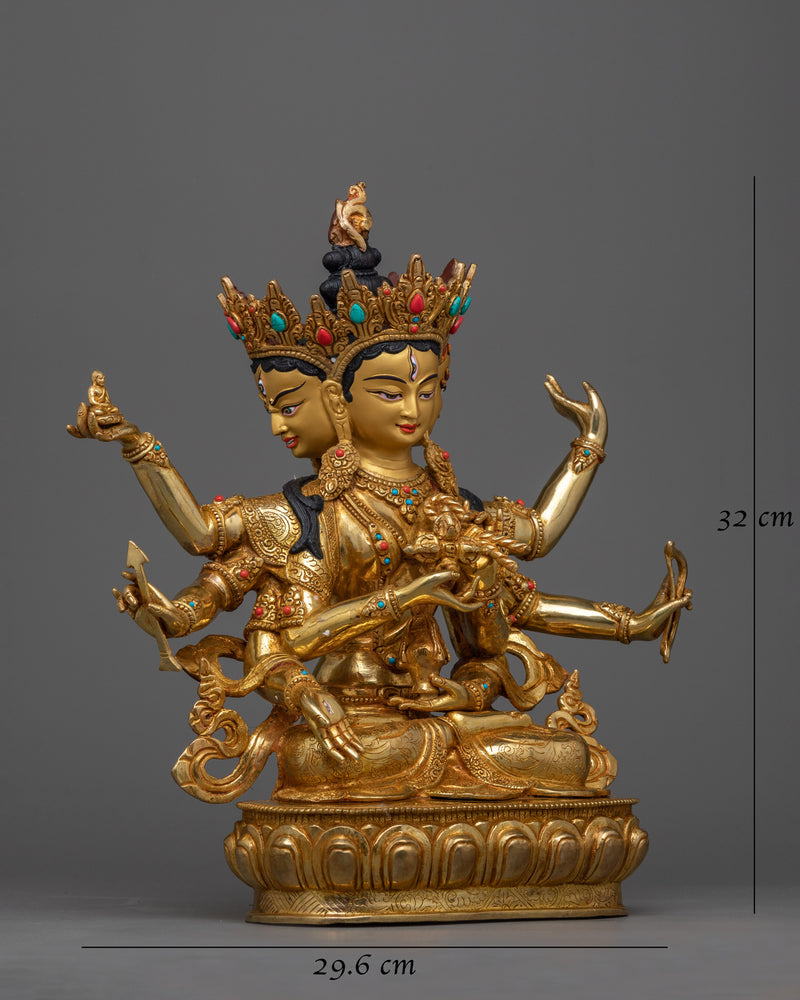 Six-Arms Goddess Namgyalma Statue | Embodiment of Healing and Longevity