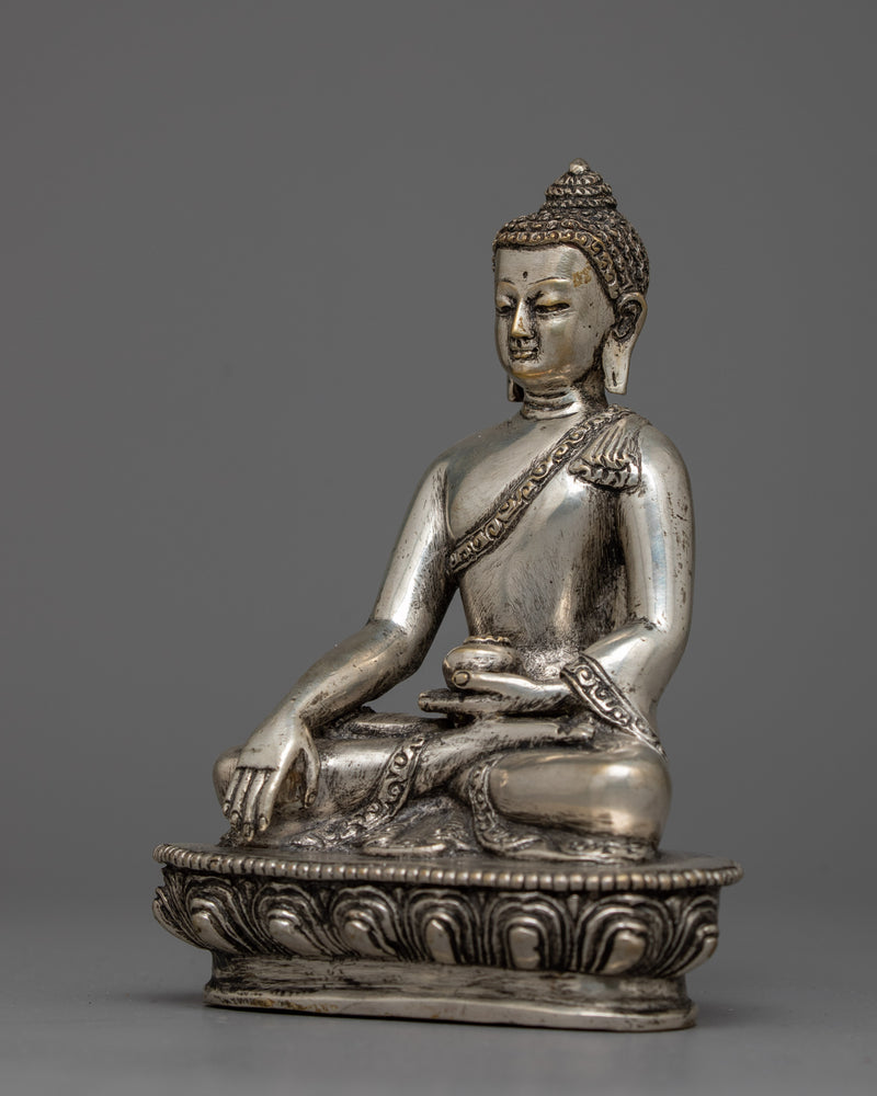 shakyamuni-buddha-silver-plated