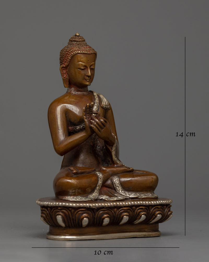 Vairocana Oxidized Statue | Embodiment of Cosmic Wisdom