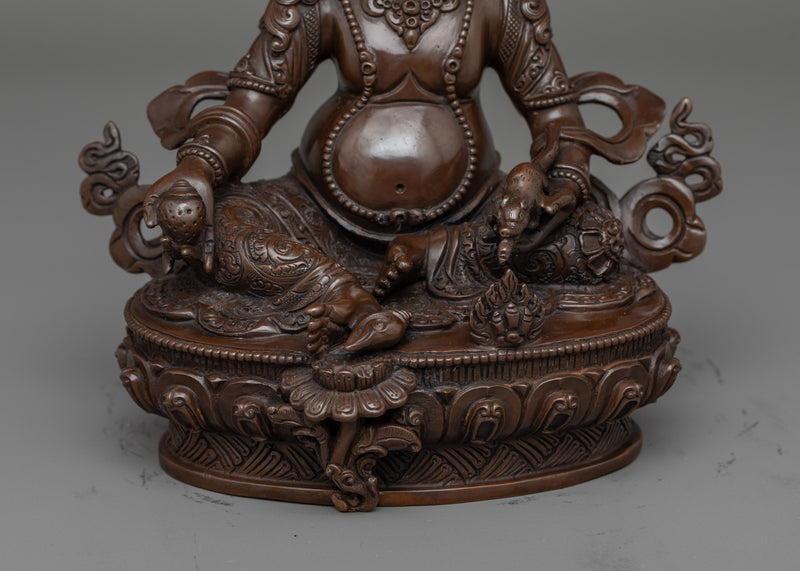 Jewels Buddha Sculpture Dzambhala | Wealth and Prosperity Embodied