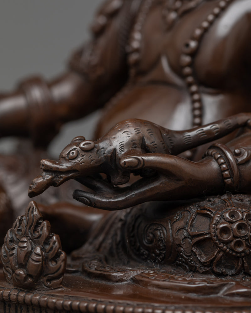 Jewels Buddha Sculpture Dzambhala | Wealth and Prosperity Embodied