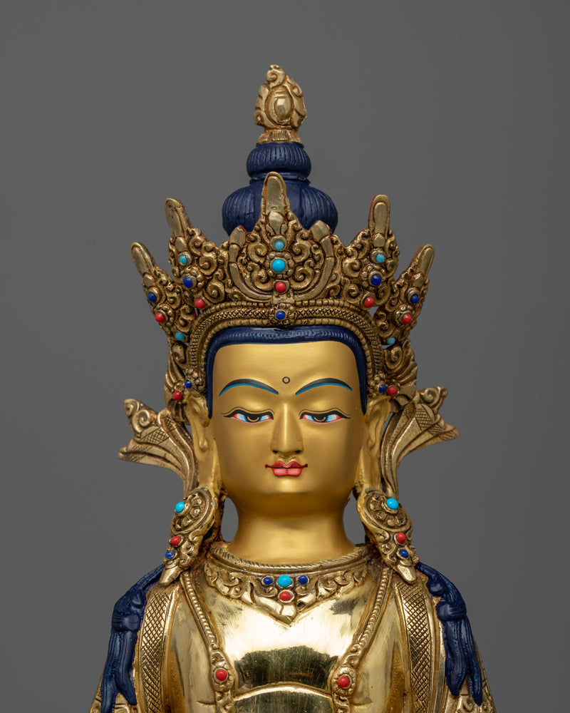 amitayus-38cm-gold-gilded