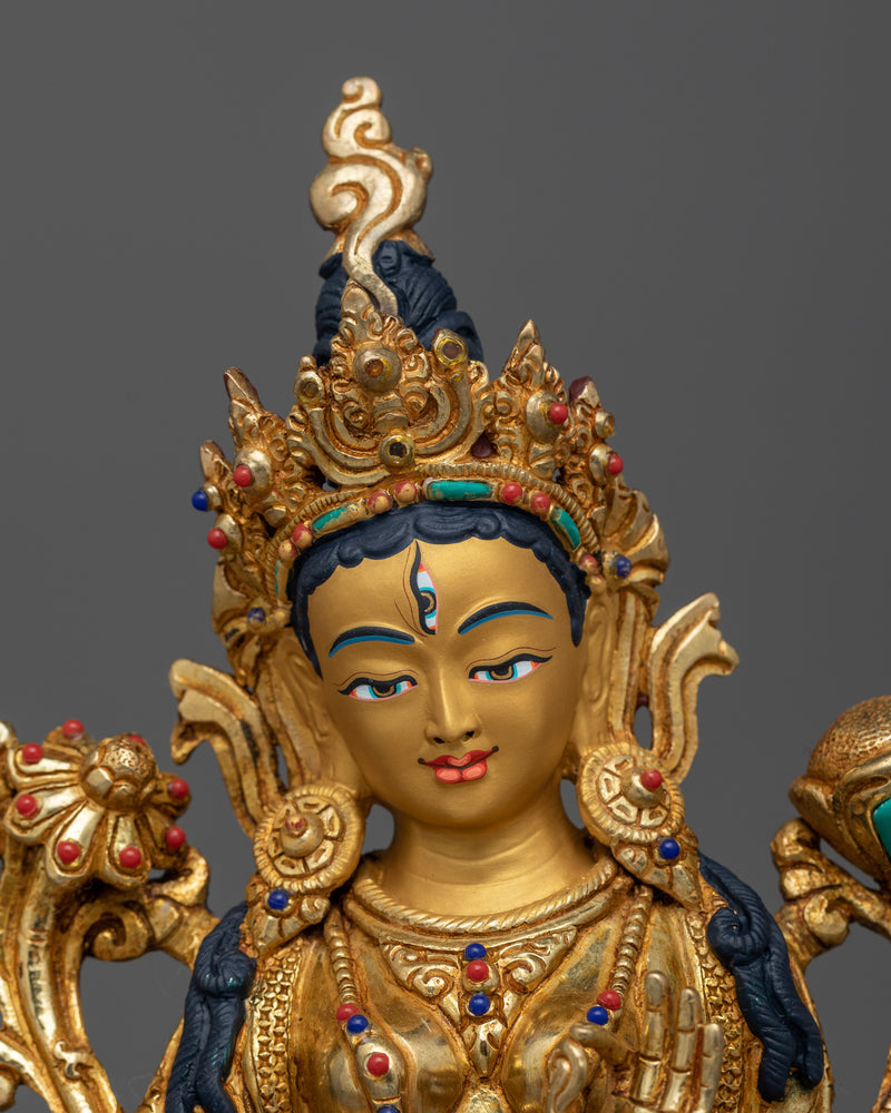 white-tara-26cm-gold-gilded