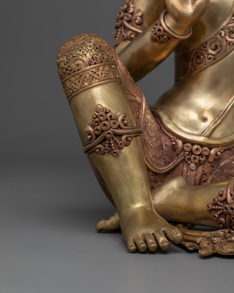 Chenrezig Handcrafted Seated Statue | Embodiment of Universal Compassion