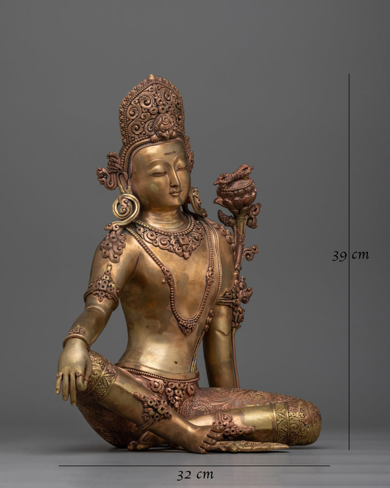 Majestic Indra Lord of All Devas Statue | Handcrafted with Timeless Elegance