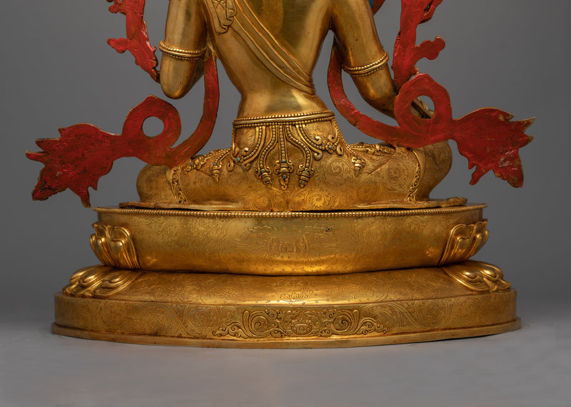 Exquisite Green Tara Enchanting Statue | Masterpiece of Spiritual and Artistic Grandeur