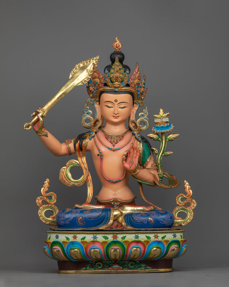 manjushri-orange-body-painted