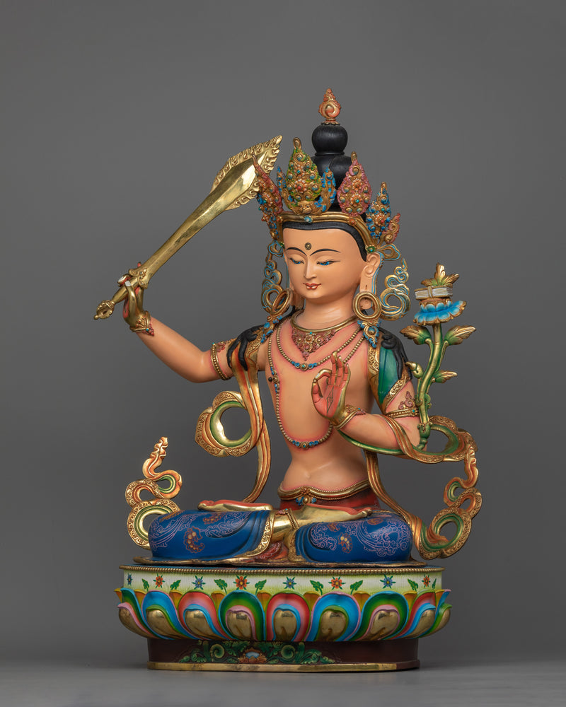 manjushri-orange-body-painted