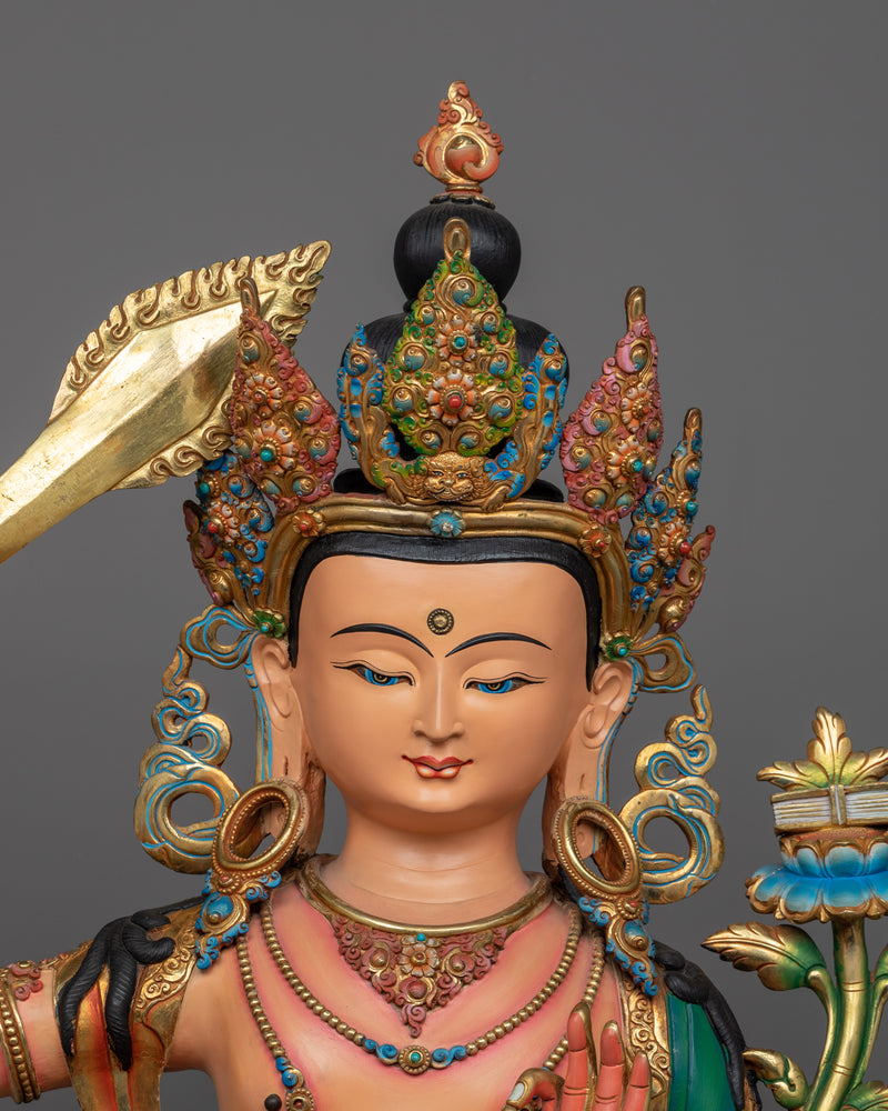 manjushri-orange-body-painted