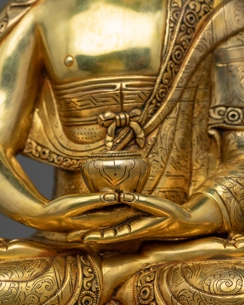 Radiant Amitabha Buddha Lord of Sukhavati Statue | Crafted for Peace and Enlightenment