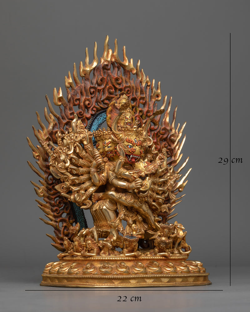 yamantaka-gold-gilded