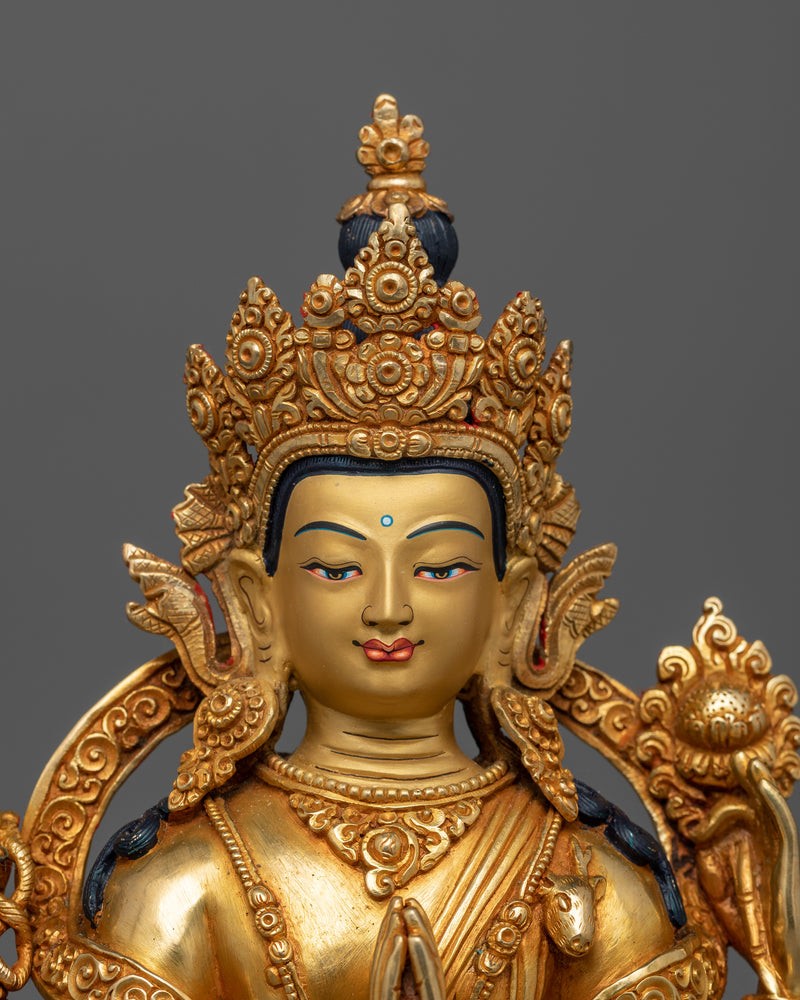 chenrezig-28cm-gold-gilded-statue