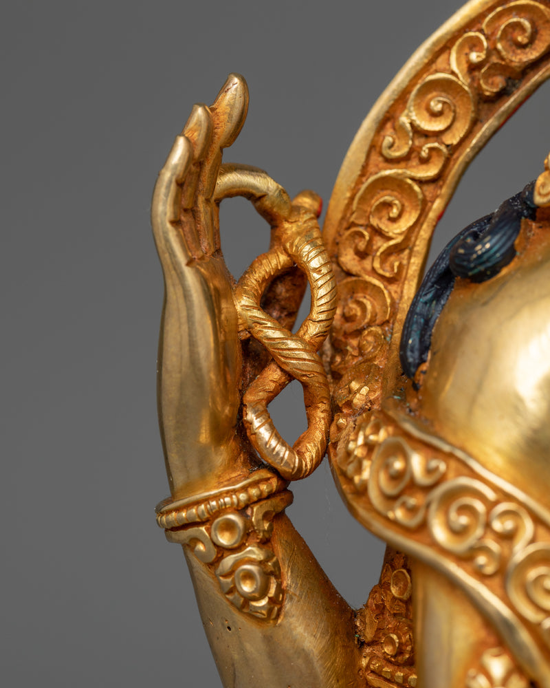 Chenrezig 28cm Gold Gilded Statue | Handcrafted Symbol of Compassion