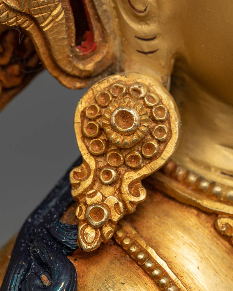 Chenrezig 28cm Gold Gilded Statue | Handcrafted Symbol of Compassion