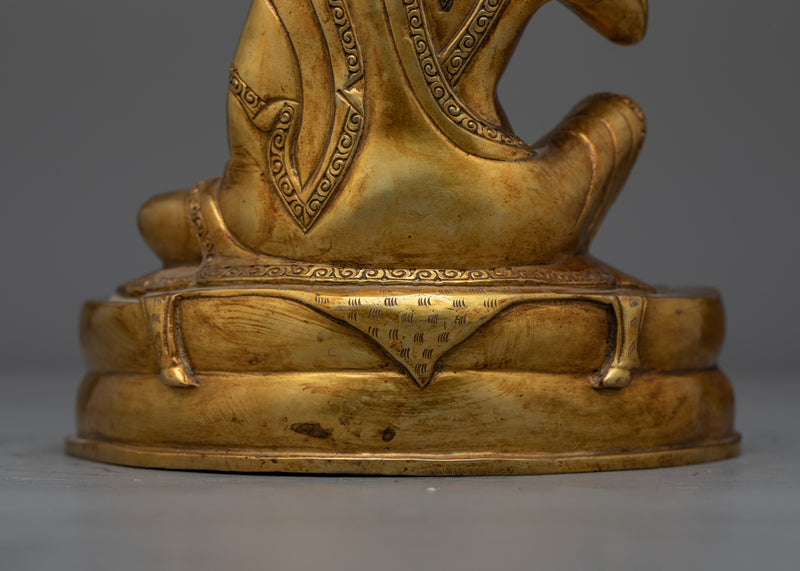 Milarepa Gold-Gilded Statue | A Beacon of Ascetic Wisdom