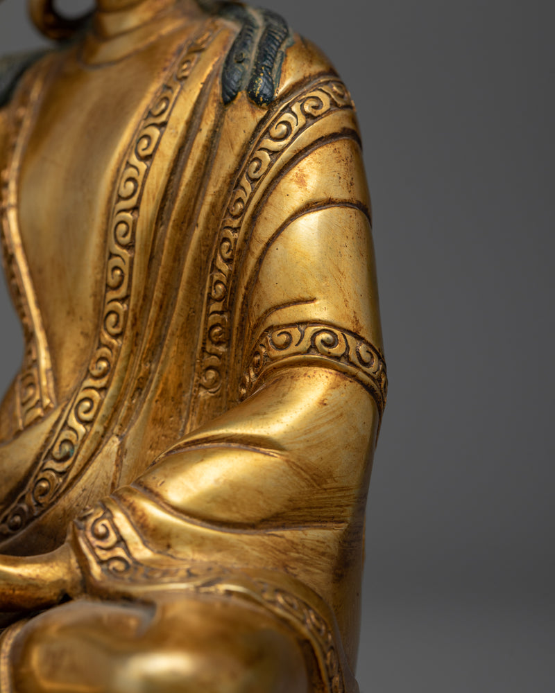 Milarepa Gold-Gilded Statue | A Beacon of Ascetic Wisdom