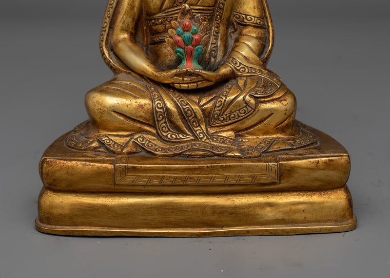 Kagyu Guru Gampopa Statue | A Beacon of Monastic Virtue and Teachings