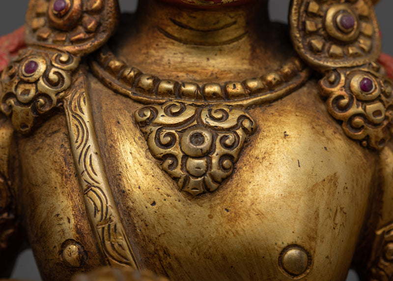 Tilopa Antique Gold-Gilded Statue | A Beacon of Mahamudra Lineage