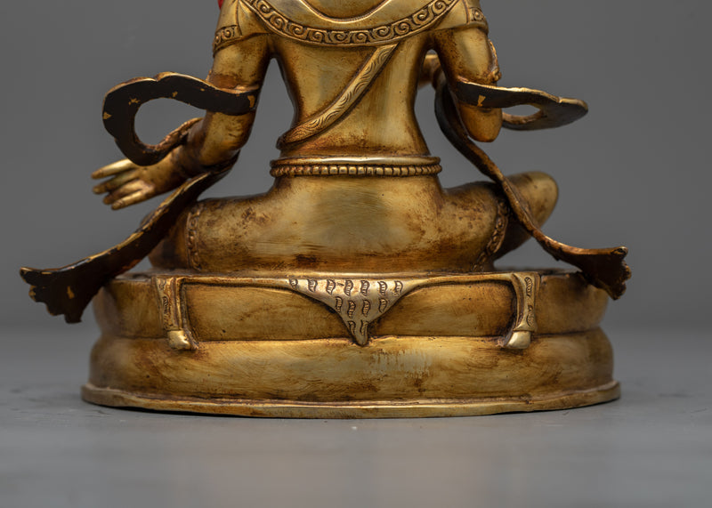 Tilopa Antique Gold-Gilded Statue | A Beacon of Mahamudra Lineage