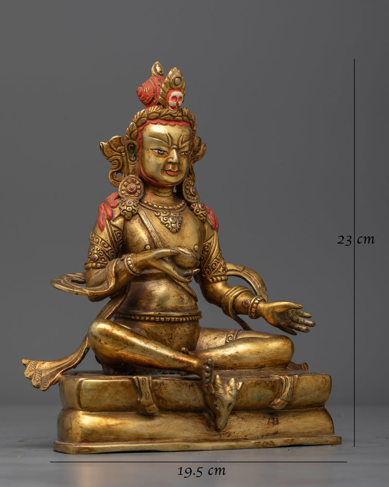 Tilopa Antique Gold-Gilded Statue | A Beacon of Mahamudra Lineage