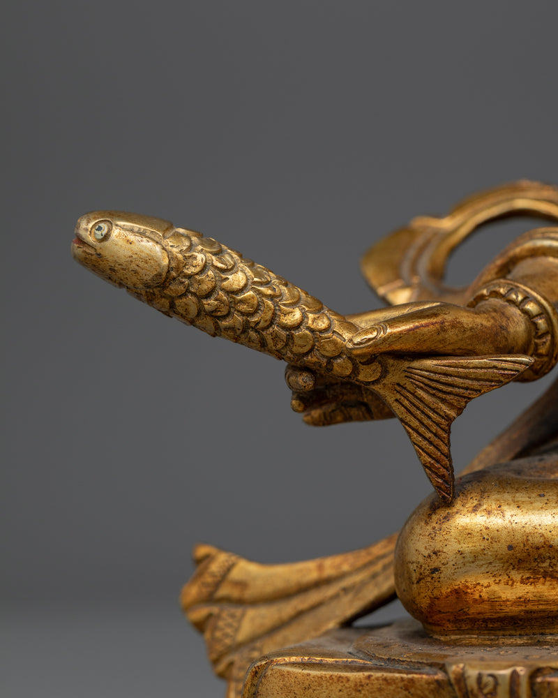 Kagyu Master Tilopa Antique Statue | A Beacon of Mystical Teachings