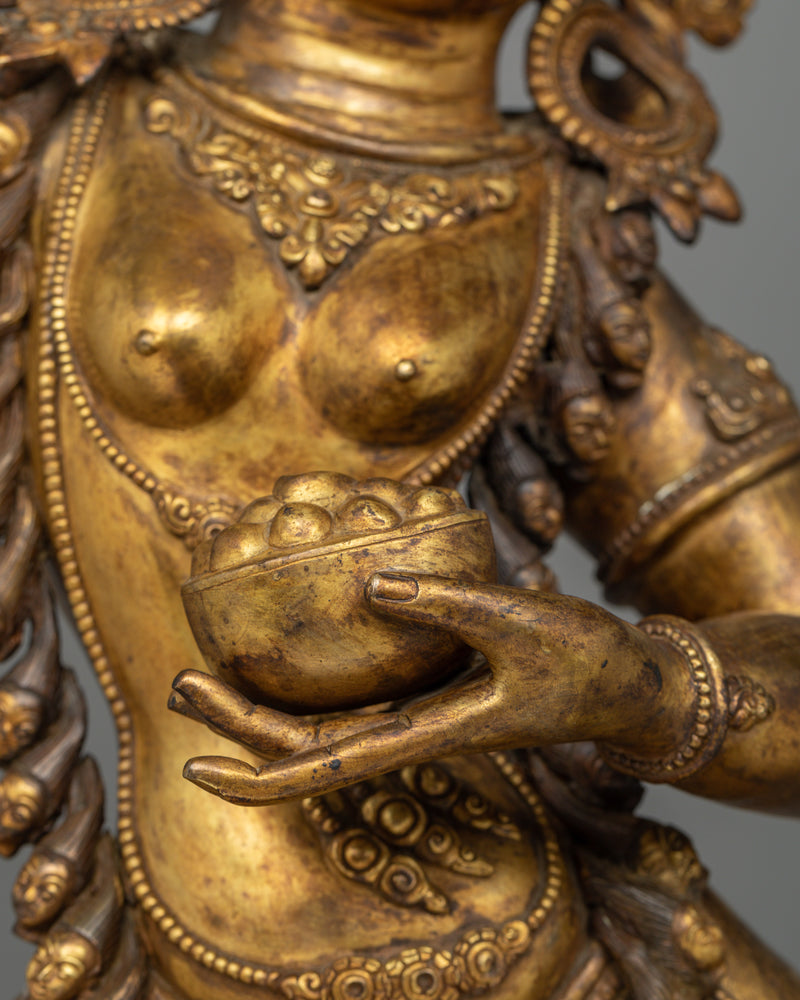 Dorje Phagmo Statue with Antique Touch | Handcrafted Symbol of Feminine Power