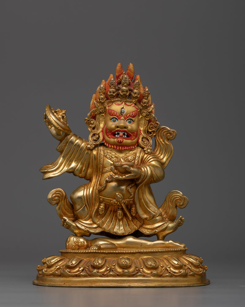 mahakala-bernakchen-22cm-gold-gilded