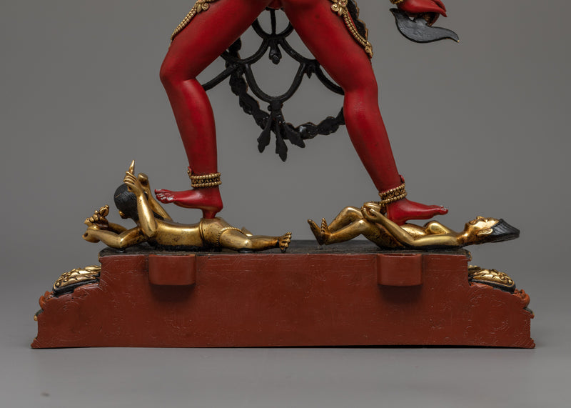 Vajrayogini Red-Colored Statue | A Vivid Manifestation of Feminine Power and Liberation