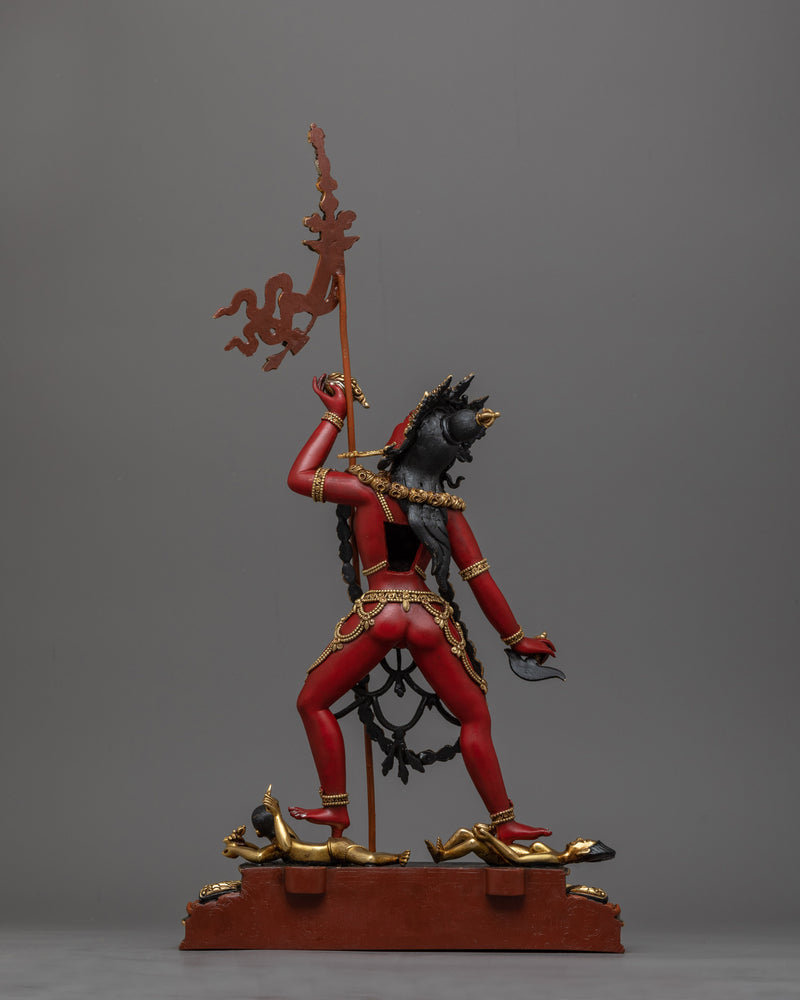 Vajrayogini Red-Colored Statue | A Vivid Manifestation of Feminine Power and Liberation