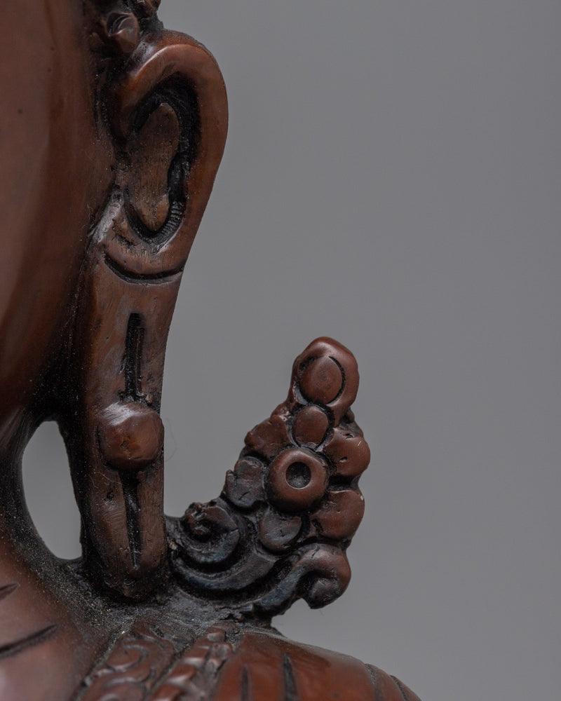 Amitabha Buddha Oxidized Copper Statue | A Revered Beacon of Infinite Light