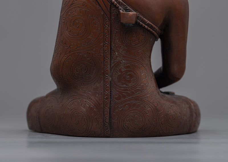 Amitabha Buddha Oxidized Copper Statue | A Revered Beacon of Infinite Light