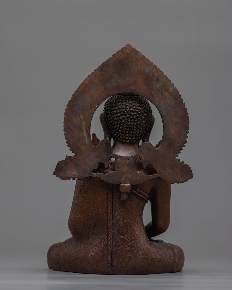 Amitabha Buddha Oxidized Copper Statue | A Revered Beacon of Infinite Light