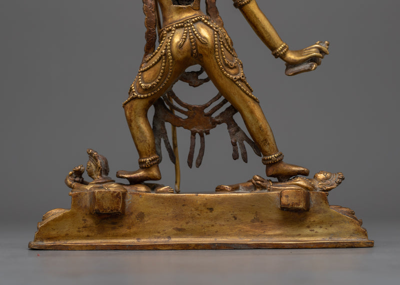 Vajrayogini Antique-Touch Statue | A Radiant Symbol of Feminine Energy and Spiritual Liberation