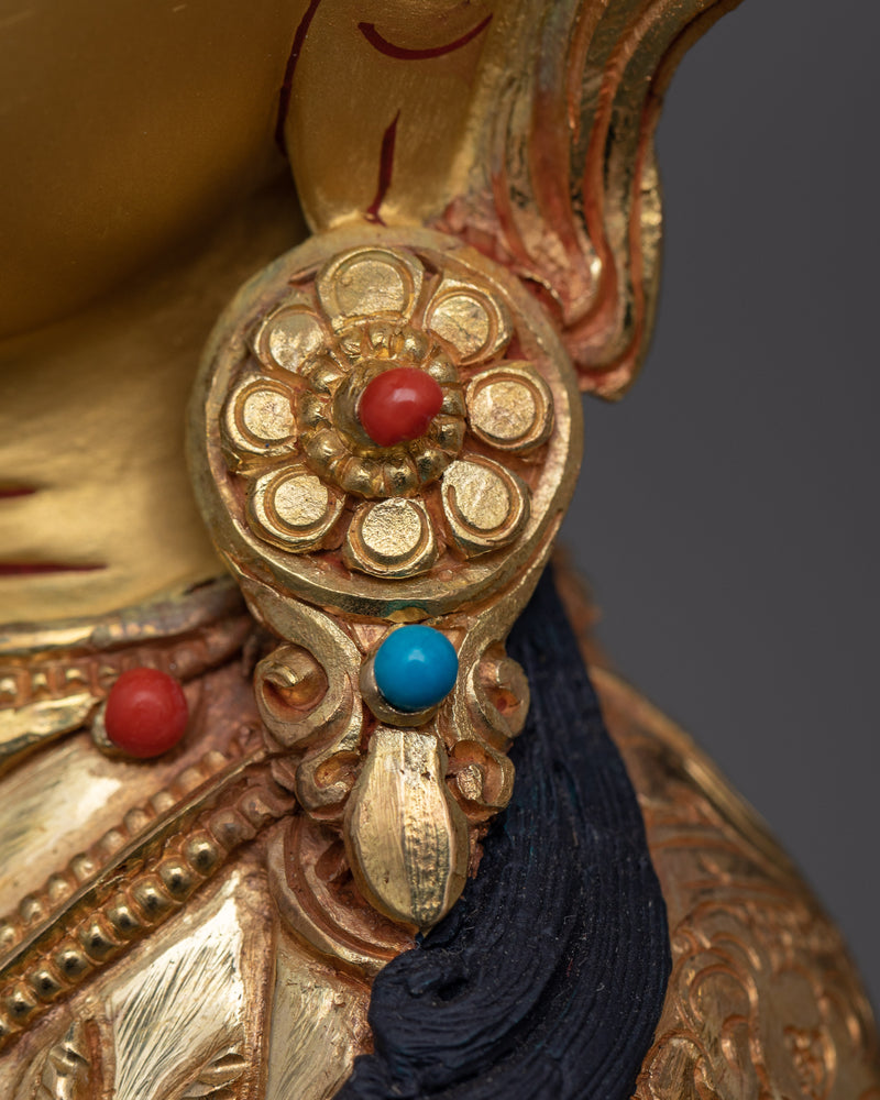 Chenrezig Gemstones-Decorated Statue | An Embodiment of Compassion and Divine Grace