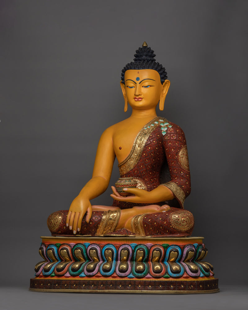 yellow-colored-shakyamuni-buddha