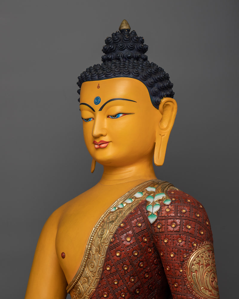 yellow-colored-shakyamuni-buddha