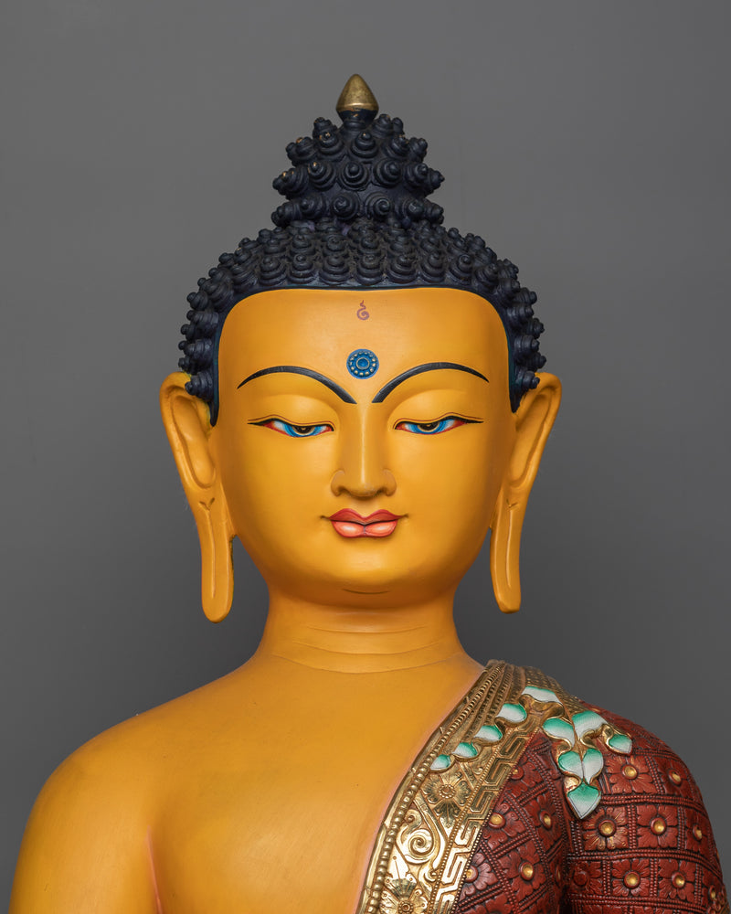 yellow-colored-shakyamuni-buddha