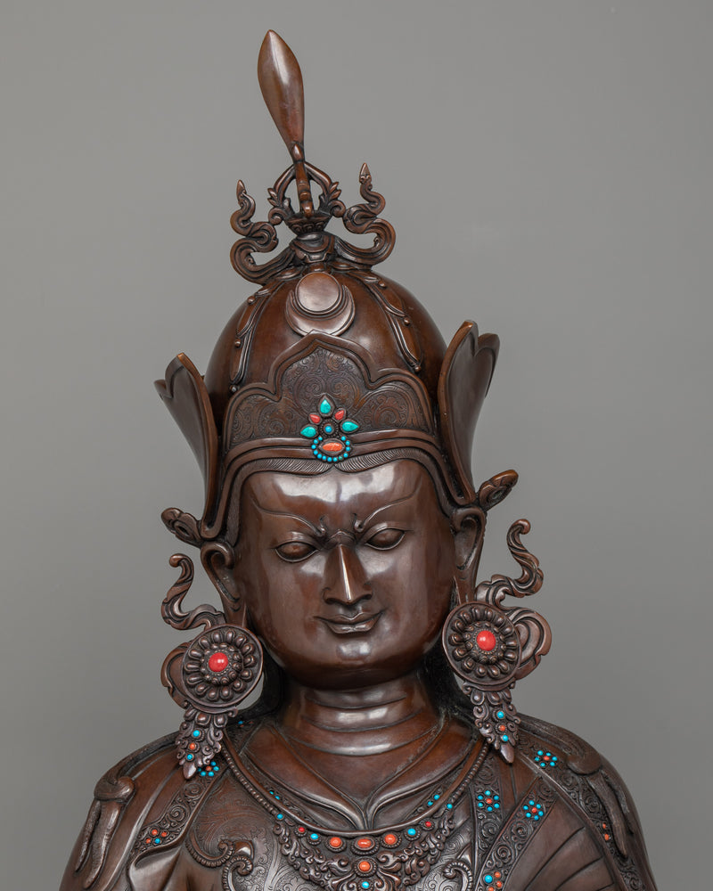 Tantra Master Guru Rinpoche Statue | A Monumental Figure of Vajrayana Buddhism