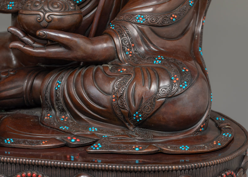 Tantra Master Guru Rinpoche Statue | A Monumental Figure of Vajrayana Buddhism