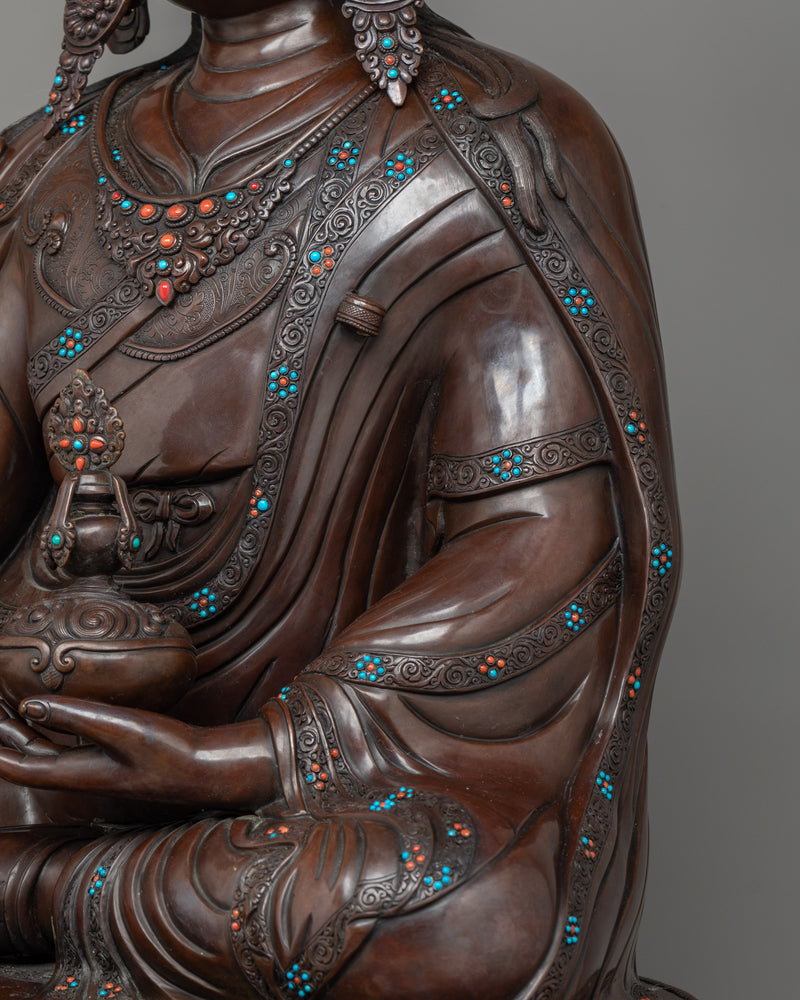 Tantra Master Guru Rinpoche Statue | A Monumental Figure of Vajrayana Buddhism