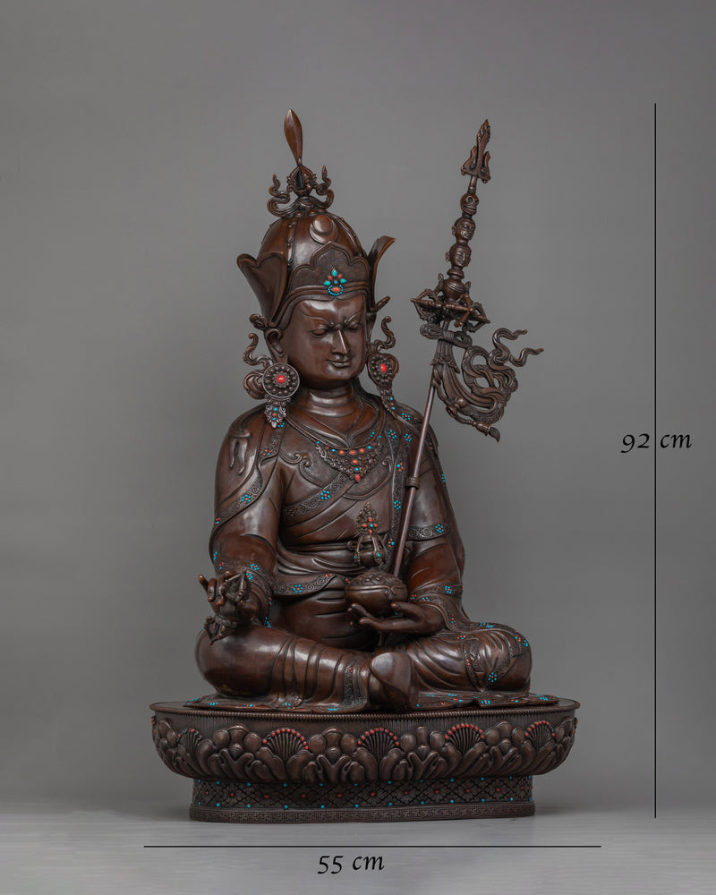 Tantra Master Guru Rinpoche Statue | A Monumental Figure of Vajrayana Buddhism