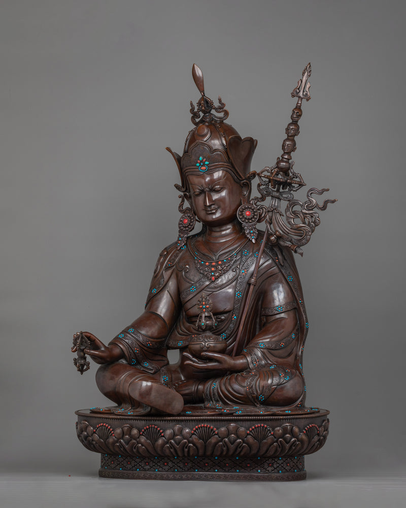 Tantra Master Guru Rinpoche Statue | A Monumental Figure of Vajrayana Buddhism