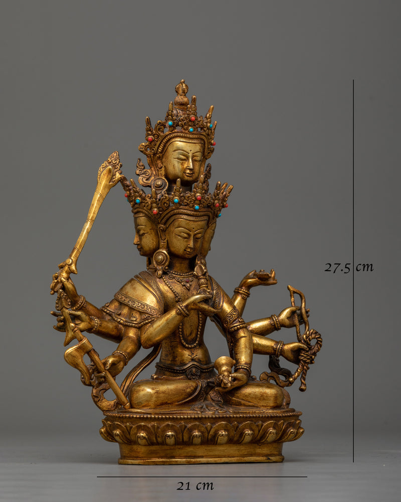 Maha Vajrasattva Antique Statue | A Symbol of Purification and Enlightenment