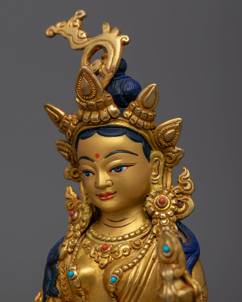 Mandarava 24K Gold-Gilded Statue | A Symbol of Devotion and Enlightenment