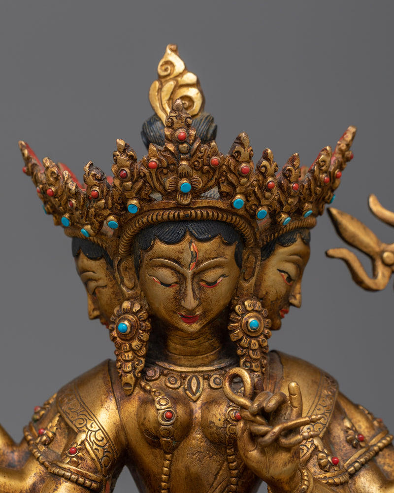 maha-pratisara-gold-gilded-antique