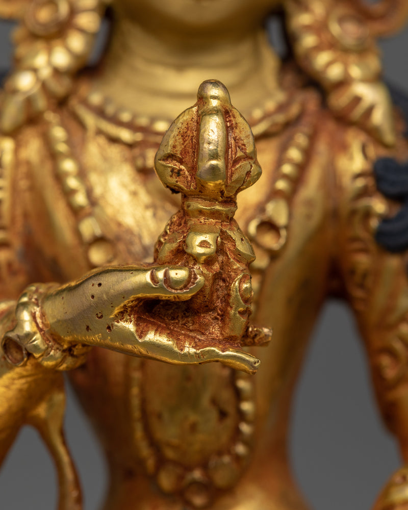 Vajrasattva Gold-Gilded Copper Statue | A Symbol of Purification and Enlightenment