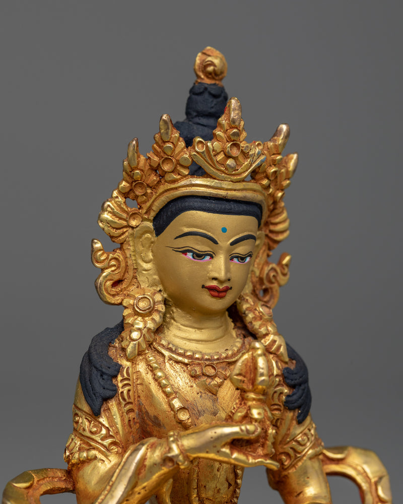 Vajrasattva Gold-Gilded Copper Statue | A Symbol of Purification and Enlightenment